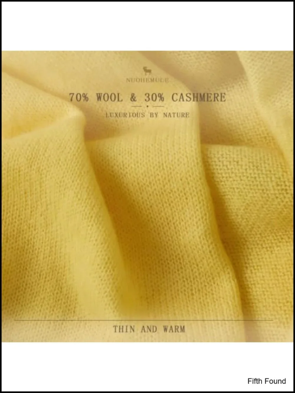 Cashmere Wool Blend Shawl Wrap Women Oversized Triangle Scarf Poncho